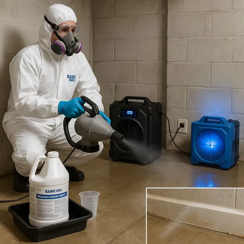 Sanitization and Odor Removal process in Randolph, VT